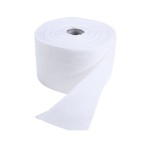 1 Roll Of Disposable Cleaning Face Towel Non-woven Fabric Disposable Wipers Washcloths Makeup Facial Soft Pads (White)