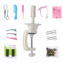 PERFEHAIR Mannequin Head Stand Desk Table Clamp Tripod Holder ,Styrofoam Wig Head Holder