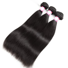 CYNOSURE Straight Brazilian Hair 3 Bundles Grade 9a Unprocessed Straight Human Hair Extensions Natural Black (14 16 16inches) CYNOSURE Straight Brazilian Hair 3 Bundles Grade 9a Unprocessed Straight Human Hair Extensions Natural Black (14 16 16inches)