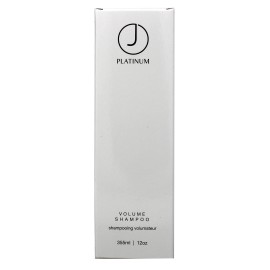 J Beverly Hills Platinum Volume Shampoo with Coconut Oil for Hydrating Hair, 12 Oz