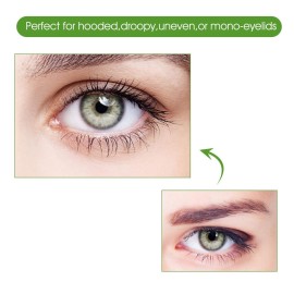 Invisible Lace Self-adhensive Fiber One-Sided Sticky Double Eyelid Tapes Stickers, Medical-use Breathable Fiber Instantly Eyelids Lift, Suitable for Hooded, Droopy, Uneven, Mono-eyelids