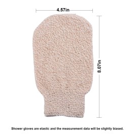 Bath Shower Gloves- Elastic Bath Mitts for Deep Cleansing & Gentle Exfoliation- Machine Washable (2 packs) Bath Shower Gloves- Elastic Bath Mitts for Deep Cleansing & Gentle Exfoliation- Machine Washable (2 packs)