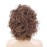 Wiginway Short Curly Synthetic Wigs Women Costume Wig Natural Looking, Auburn Mixed Wigs, 8 Inch
