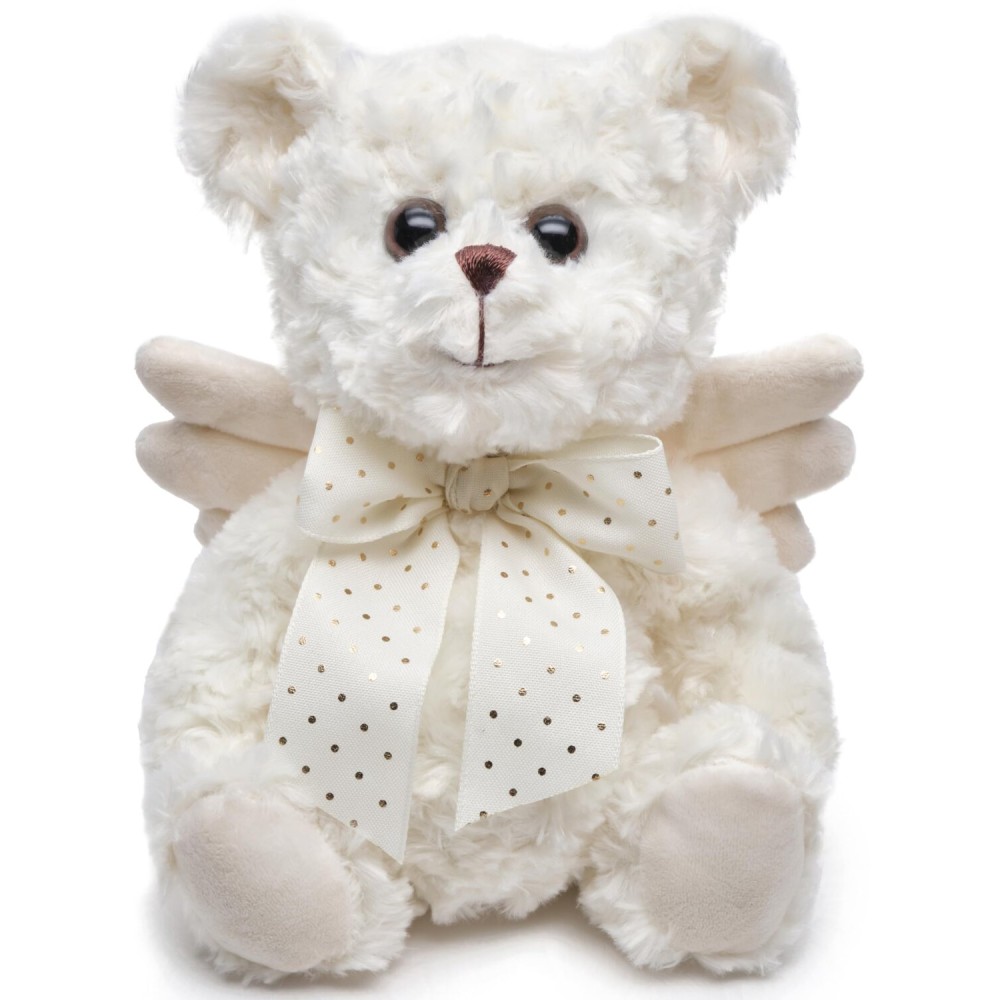 Bearington Peace, 12 Inch Teddy Bear Angel Stuffed Animal, Makes a Great Guardian Angel Gift for Christening, Bereavement, Memory, Sympathy