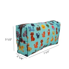 LParkin Cute Cat Pencil Case Pouch Make Up Case Stationary Kawaii Pencil Box Teacher Gift Gadget Bag Cosmetic Bag