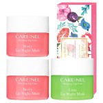 CARENEL Lip Sleeping Mask 5g (Berry2+Lime1) - Moisturizer for Dry Lips - Overnight Treatments Balm, Day and Night Repair Gloss, Scrubs Exfoliator