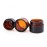 2PCS 20ML/20G Brown Glass Refillable Make Up Jars with Liners and Screw Black Cap Empty Face Cream Lip Balm Storage Container Pot Bottle Jar for Beauty Essential Oils Cosmetic Cream Lotion (20ml)