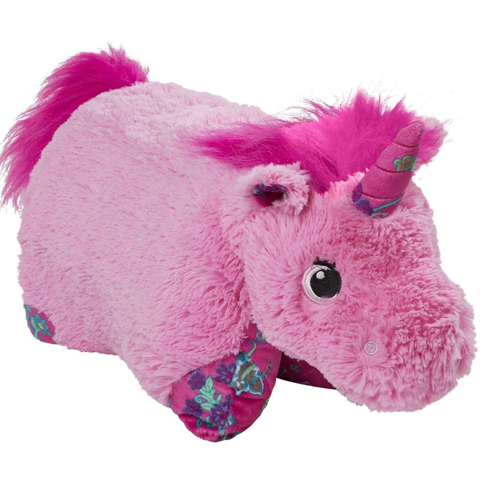 Pillow Pets Colorful Pink Unicorn - 18 Stuffed Animal Plush Toy