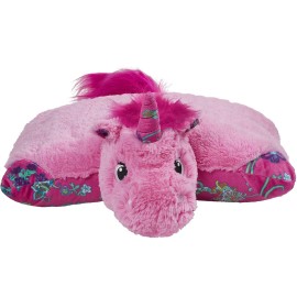 Pillow Pets Colorful Pink Unicorn - 18 Stuffed Animal Plush Toy