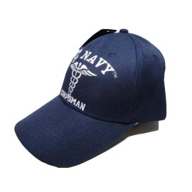 MWS U.S Navy Corpsman Licensed Embroidered Cap Hat