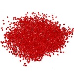 Minejin Nail Art Mini Rhinestones Micro Crystals Sharp Bead Phone Mini Gems DIY Art Decoration Need Glue 1400Pcs (Red)
