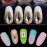 Minejin Nail Art Mini Rhinestones Micro Crystals Sharp Bead Phone Mini Gems DIY Art Decoration Need Glue 1400Pcs (Red)