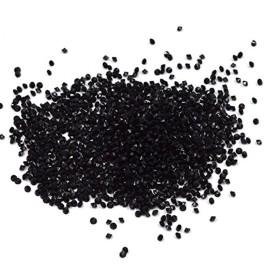 Minejin Nail Art Mini Rhinestones Micro Crystals Sharp Bead Phone Mini Gems DIY Art Decoration Need Glue 1400Pcs (Black)