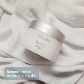 Arcaya Baobab Oil Noursihing Face Mask - Provides Soothing Moisturization & Nutrient Infusion - Boosts Collagen, Ideal for Dry/Mature Skin - Vegan, Cruelty-Free & Paraben-Free Natural Face Mask, 100ml