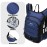 15L Insulated Hydration Backpack Pack with 2L Water Bladder Lightweight Hiking Backpack Bag for Women Men Daypack for Hiking Running Festival Camping Biking (Navy)