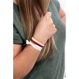 Kenz Laurenz 100 Hair Elastics Hair Ties No Crease Ouchless Ponytail Holders No Metal 4mm (100 Hair Elastics-Brown Ombre) Kenz Laurenz 100 Hair Elastics Hair Ties No Crease Ouchless Ponytail Holders No Metal 4mm (100 Hair Elastics-Brown Ombre)