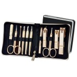 Korean Nail Clipper! World No. 1 Three Seven (777) Premium Quality Gift Travel Manicure Grooming Kit Nail Clipper Set (950BG), MADE IN KOREA, SINCE 1975