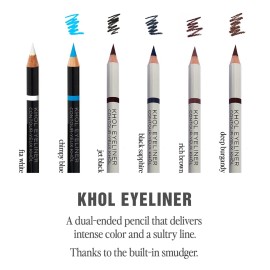 Jillian Dempsey Khl Eyeliner | Waterproof Eyeliner Pencil with Built-in Smudger | Long-Lasting Intense Color I Deep Burgundy