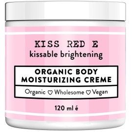 KissRedE Best Anti Aging Body Cream. Moisturizing Cream for Face Hands Body. Natural Anti Aging Cream Dry Skin - Vegan Organic 4 OZ