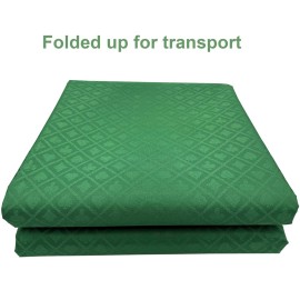 Speed Cloth Poker Table Fabric - 108X60 Inch Section of Casino Card Game Table Felt Top Cover Accessories - Green