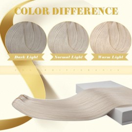 Ve Sunny Blonde Clip in Hair Extensions Real Human Hair Platinum Blonde Clip in Human Hair Extensions White Hair Extensions Clip ins for Women Daily Use Can Be Dyeable 120g 7pcs 16inch Ve Sunny Blonde Clip in Hair Extensions Real Human Hair Platinum Blonde Clip in Human Hair Extensions White Hair Extensions Clip ins for Women Daily Use Can Be Dyeable 120g 7pcs 16inch
