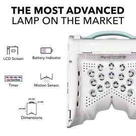 KIARA SKY LED Light Lamp | Beyond Pro | Cordless LED LAMP | White, 1 Count