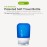 humangear GoToob+ (Small) | Refillable Silicone Travel Bottle | Locking Lid | Food-Safe Material | Dark Blue, Small (1.7 fl.oz; 53ml)