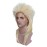BERON 70s 80s Wig for Women and Men Halloween Costume Wig Rocking Punk Rocker Mullet Wigs Blonde