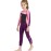 DIVE & SAIL Kids Wetsuit 2.5mm Long Sleeve Swimsuit Sun Protection One Piece Swimsuit Sun Suit for Boys Girls Pink S