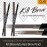 CLIO Kill Brow Auto Hard Eyebrow Pencil | Dual-End, Long Lasting, Waterproof, Smudge-Resistant, Spoolie Brush, Sharpener | Natural Brown (01)
