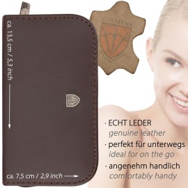 3 Swords Germany - brand quality 6 piece manicure pedicure grooming kit set for professional finger & toe nail care scissors clipper genuine leather case in gift box, Made in Solingen Germany (03652) 3 Swords Germany - brand quality 6 piece manicure pedicure grooming kit set for professional finger & toe nail care scissors clipper genuine leather case in gift box, Made in Solingen Germany (03652)