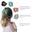 Happie Hare Scrunchies - Cotton Rounds Elastic Hair Bands - Scrunchy Hair Ties - Girls Hair Accessories - Gifts for Women (4 Pack, Pug 2)