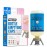 Flip-It! 2-Pack Premium Bottle Emptying Kit - No more wasted product - Fits most plastic bottles - Get out every drop of Shampoos, Lotions, & More - 2 Base Caps, 6 Adapters - Pastel Color Edition
