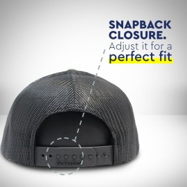 Trap Shooting Sport Embroidery Richardson Structured Front Mesh Back Cap Hat - Khaki/Coffee