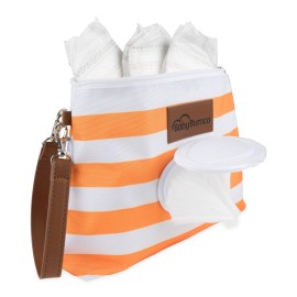 Bumco Diaper Clutch - Portable Wipes Dispenser & Travel Essential, Airtight Refillable Wipes Container, Diaper Bag Purse