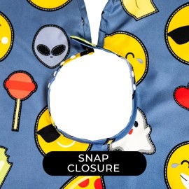 Betty Dain Kids Styling Haircut Cape, Social Kids Print, Youthful Unisex Design, Perfect Size for Children, Water and Stain Resistant Lightweight Nylon, Snap Closure, 30 inches Wide x 36 inches Long