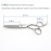 6 Barber Hair Scissors Hair Thinning Shears Professional Hair Thinning Scissors 30 Teeth 440C Silvery Convex Edge KINSARO
