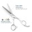 6 Barber Hair Scissors Hair Thinning Shears Professional Hair Thinning Scissors 30 Teeth 440C Silvery Convex Edge KINSARO