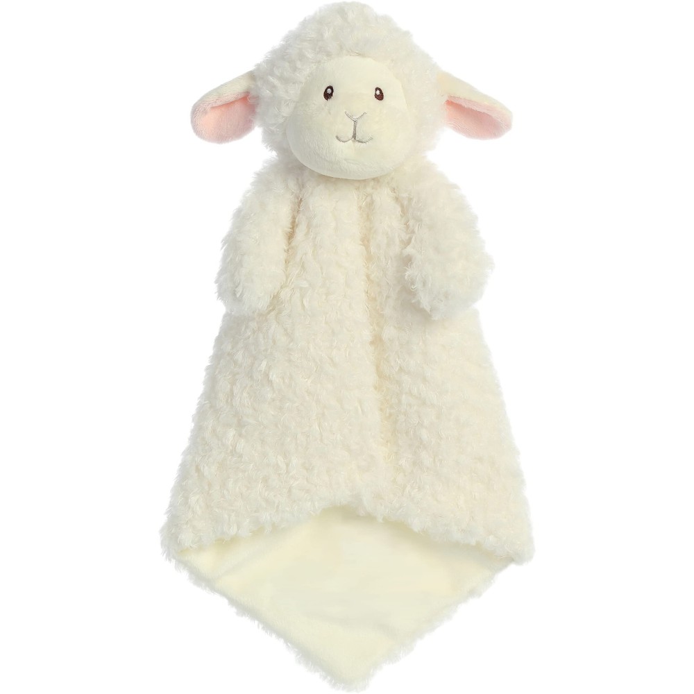 ebba Aurora Playful Blessing Lamb Luvster Baby Stuffed Animal - Comforting Companion - Imaginative Play - White 16 Inches