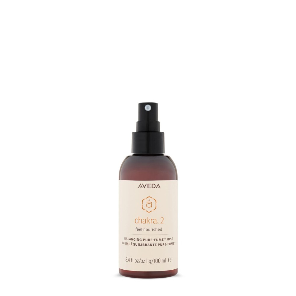 Aveda Chakra 2 Balancing Pure-Fume Mist: Balanced | Body & Room Spray | Balances Pleasure Chakra | With Sandalwood, Certified Organic Orange & Geranium, 3.4 Fl Oz