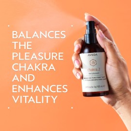 Aveda Chakra 2 Balancing Pure-Fume Mist: Balanced | Body & Room Spray | Balances Pleasure Chakra | With Sandalwood, Certified Organic Orange & Geranium, 3.4 Fl Oz