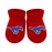 Creative Knitwear College Baby NCAA Officially Licensed Baby Bootie Sock - SMU Mustangs Logo - Red - Newborn - 6 Months