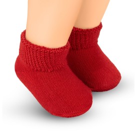 Creative Knitwear College Baby NCAA Officially Licensed Baby Bootie Sock - SMU Mustangs Logo - Red - Newborn - 6 Months