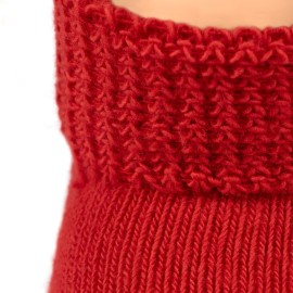 Creative Knitwear College Baby NCAA Officially Licensed Baby Bootie Sock - SMU Mustangs Logo - Red - Newborn - 6 Months