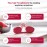 NOOZ - Armless Reading Glasses for Women & Men - Ultra-Lightweight 6g - Presbyopia Readers with Keychain Case - Flexible Frame
