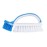 Evriholder Double Scrub Bath Tile Brush, White/Blue