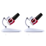 Grip & Tip Adjustable Nail Polish Holder - Nail Tools for Pedicure Kit, Manicure Painting Set and Nail Art Supplies, Nail Polish Organizer, Nail Polish Accessories 2 pk White