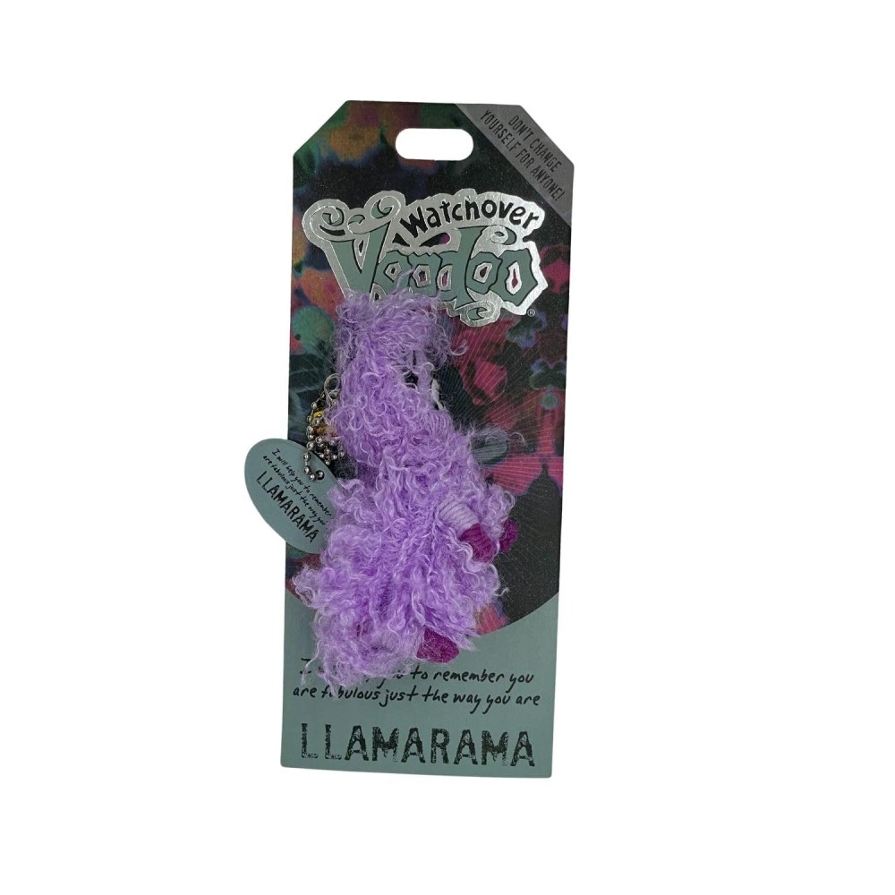 Watchover Voodoo 3-Inch Llamarama Keychain - Handcrafted Gift to Bring Good Luck and Positivity Everywhere You Go