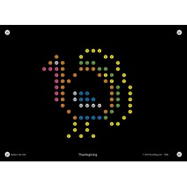 IllumiPeg Holiday Refill templates for Basic Fun Lite Brite Magic Screen (12 Sheets, 6x8)
