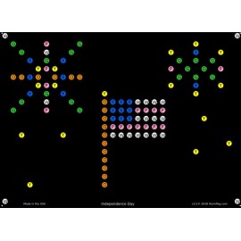 IllumiPeg Holiday Refill templates for Basic Fun Lite Brite Magic Screen (12 Sheets, 6x8)